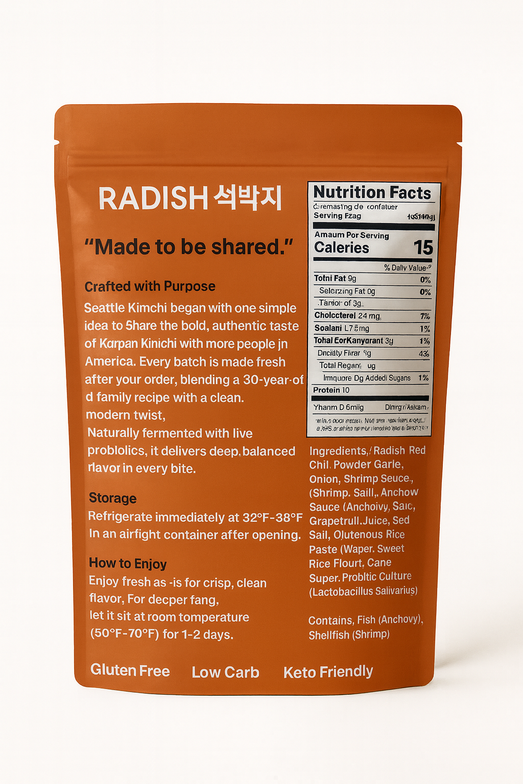 Radish Kimchi - 56oz (1.6kg)