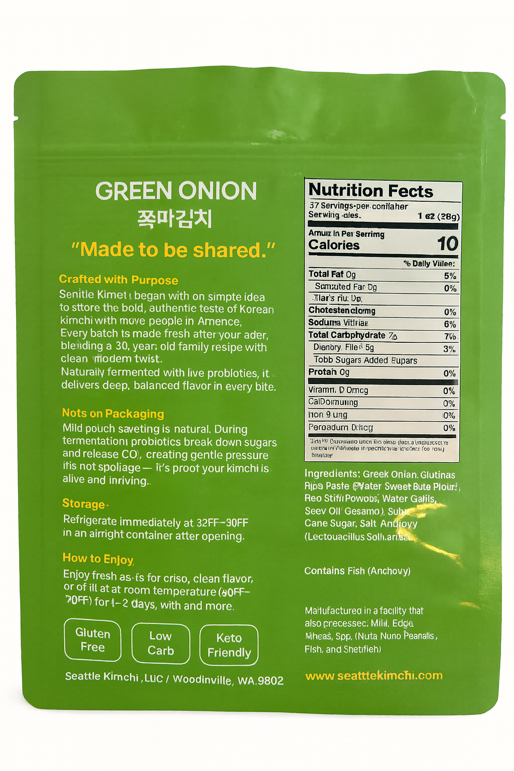 Green onion Kimchi - 21oz (600g)